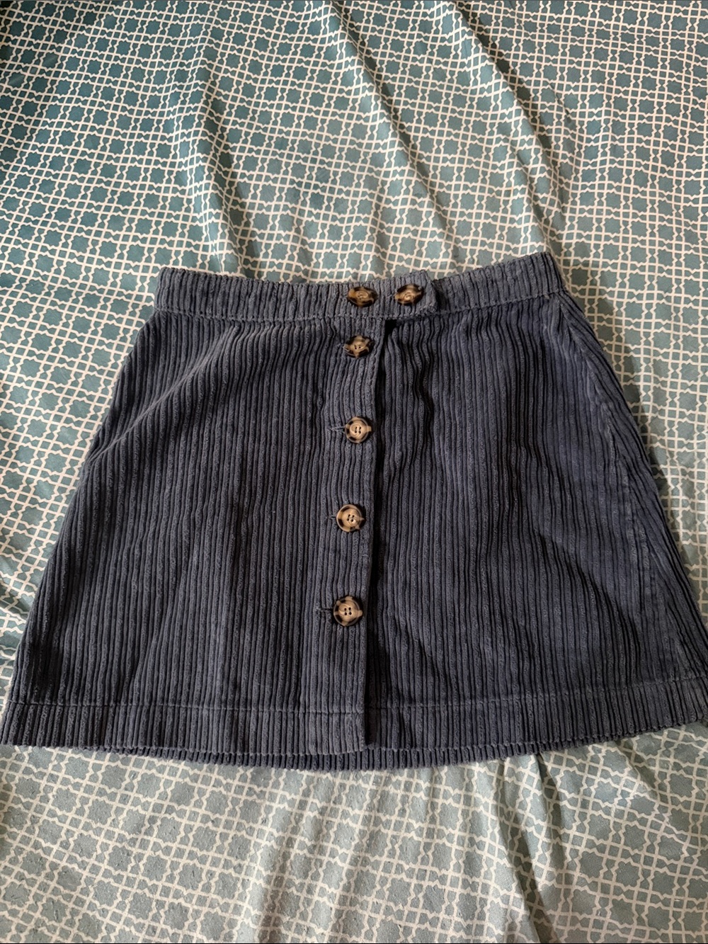 BDG Urban Outfitters Blue Corduroy Skirt